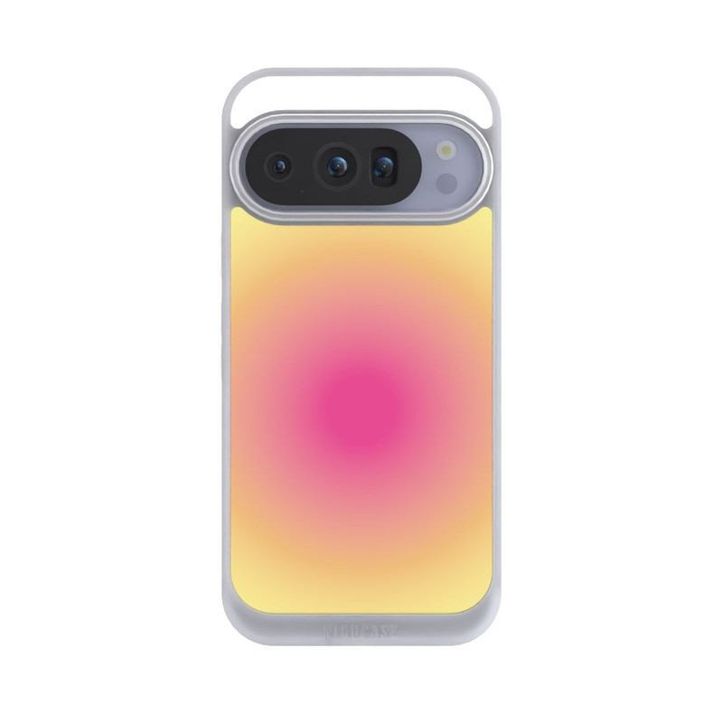 Pixel 10 Pro NIVOpure Aura yellow pink circle
