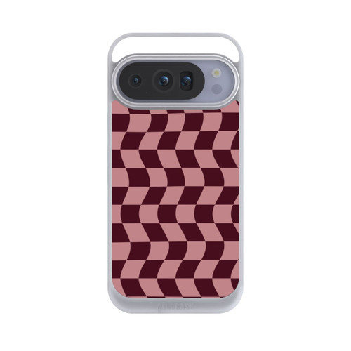 Google Pixel 10 Pro NIVOpure Schachbrett Rot-Rosa