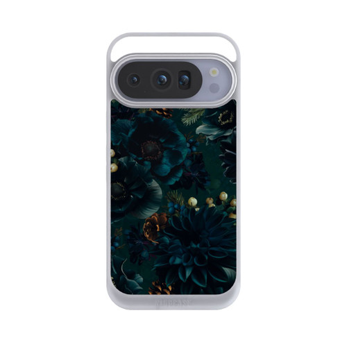 Google Pixel 10 Pro NIVOpure Blumenmuster Grün und Blau