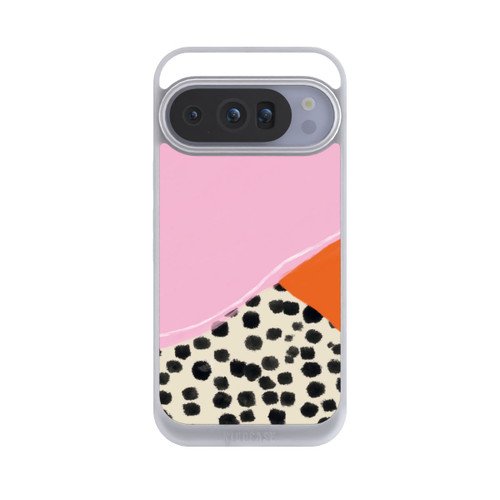 Google Pixel 10 Pro NIVOpure Rosa und Orange Gepunkteter Hintergrund