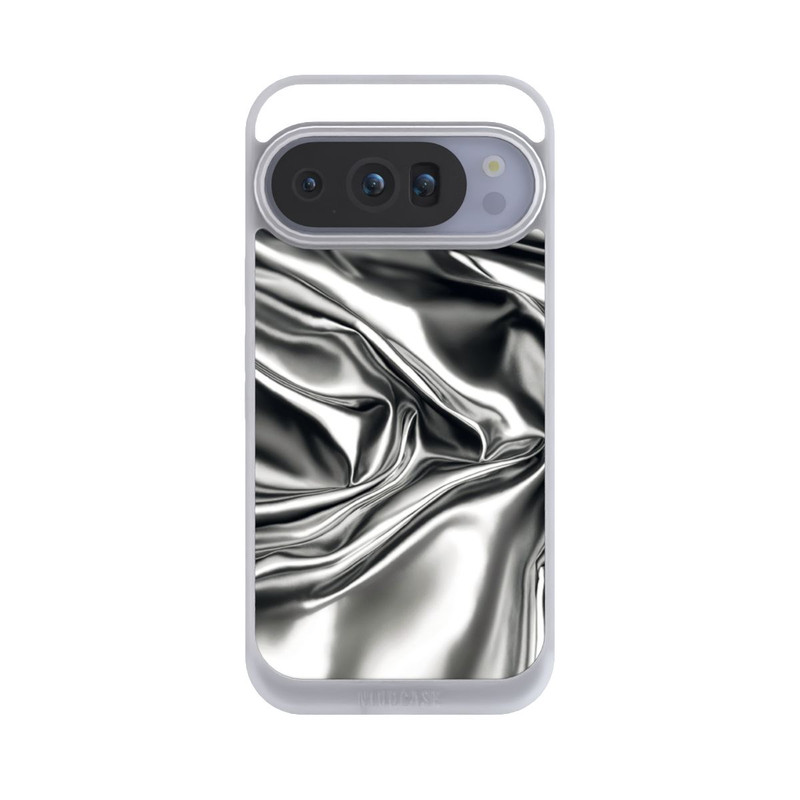 Pixel 10 Pro NIVOpure Shiny Chrome Silver with AI