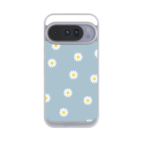 Google Pixel 10 Pro NIVOpure Gänseblümchen Muster Blau