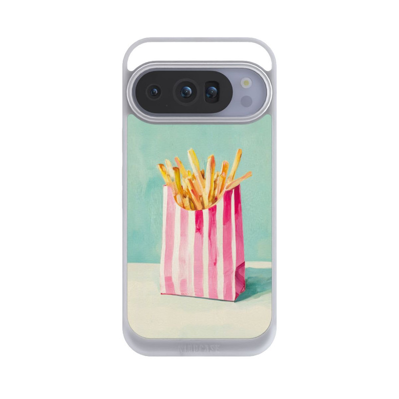 Pixel 10 Pro NIVOpure Retro Pommes Blau Watercolor