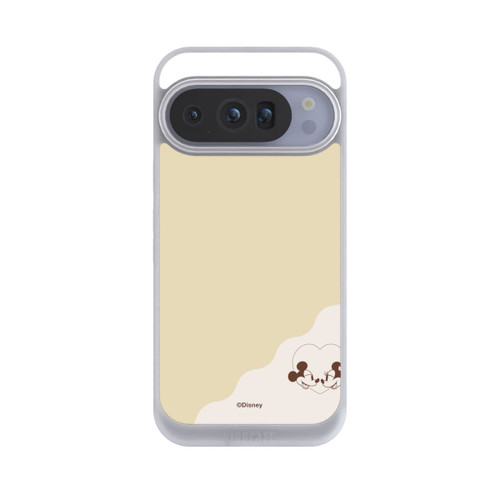 Google Pixel 10 Pro NIVOpure Mickey and Minnie Love Heart Beige