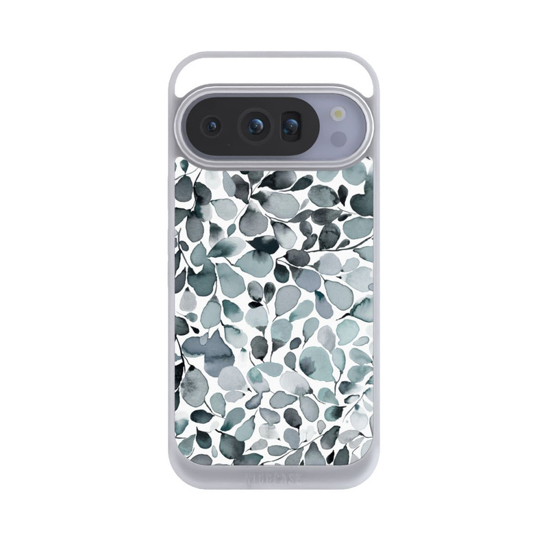 Pixel 10 Pro NIVOpure Eukalyptus Aquarell Blätter Grau