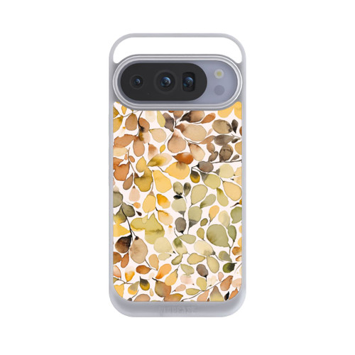 Google Pixel 10 Pro NIVOpure Eukalyptus Aquarellblätter Braun Herbst