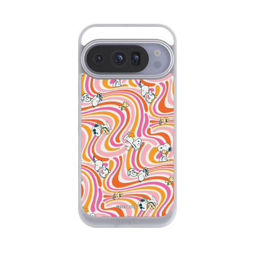 Google Pixel 10 Pro NIVOpure Peanuts Hippie Pattern Orange