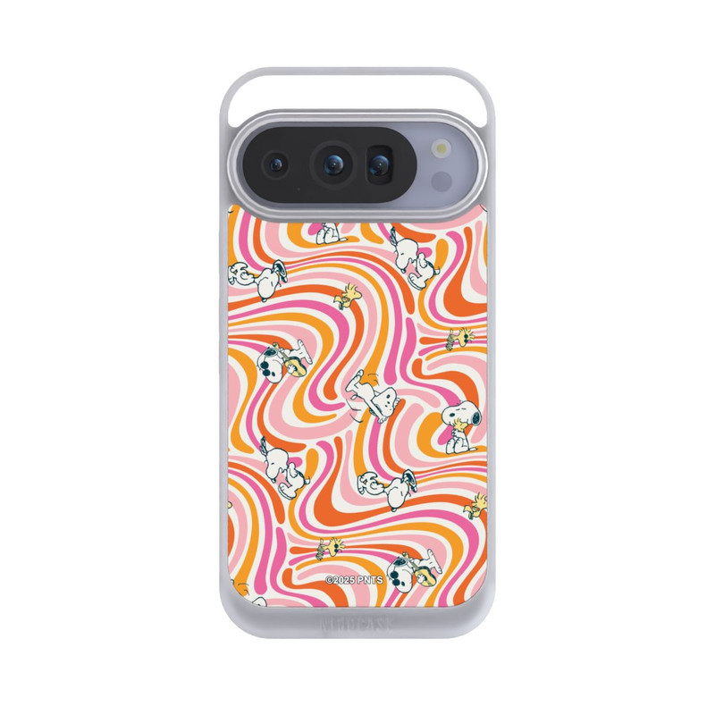 Pixel 10 Pro NIVOpure Peanuts Hippie Pattern Orange
