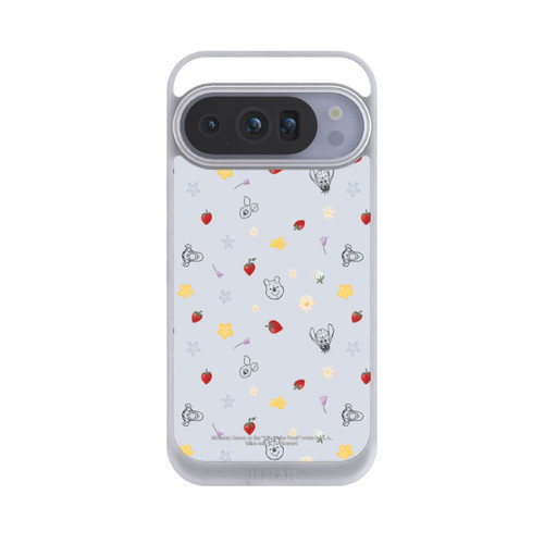 Google Pixel 10 Pro NIVOpure Winnie Puuh und Freunde Erdbeer Muster Blau