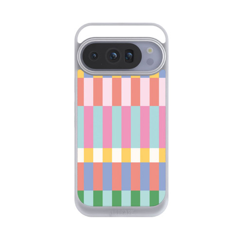 Google Pixel 10 Pro NIVOpure Checked Theme Pastel