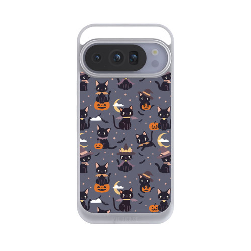 Google Pixel 10 Pro NIVOpure Cute Halloween Witch Cats and Pumpkins