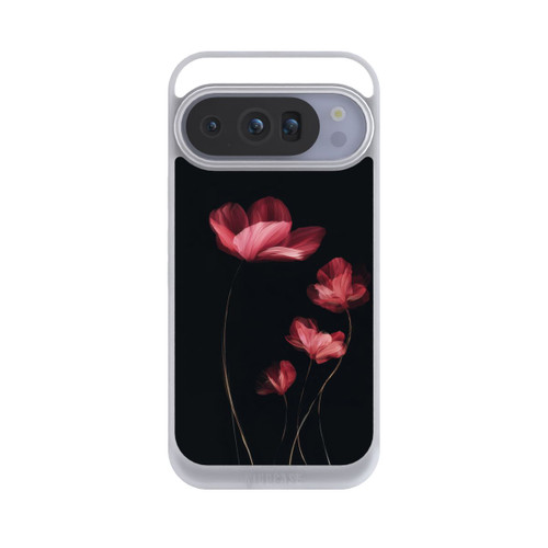 Google Pixel 10 Pro NIVOpure Burgunder Blüten schwarz