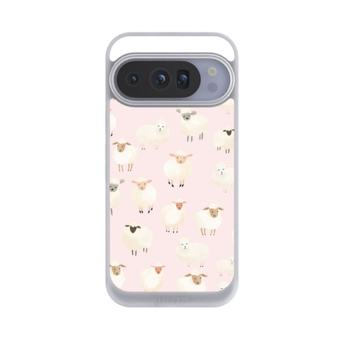 Google Pixel 10 Pro NIVOpure Sheep Pattern Light Pink with AI
