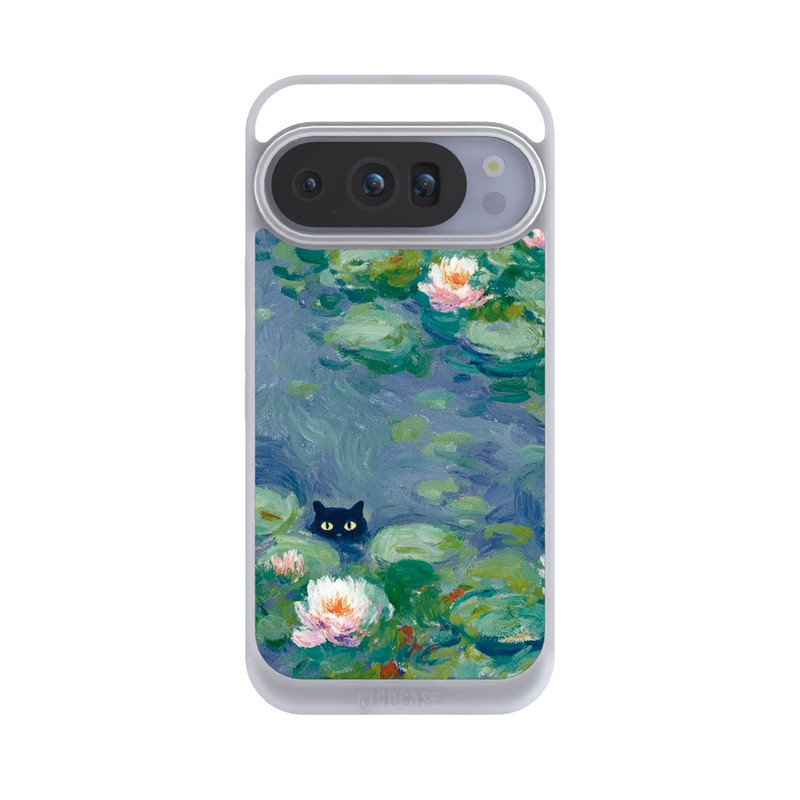 Pixel 10 Pro NIVOpure Katze im Teich Gemälde Impressionismus