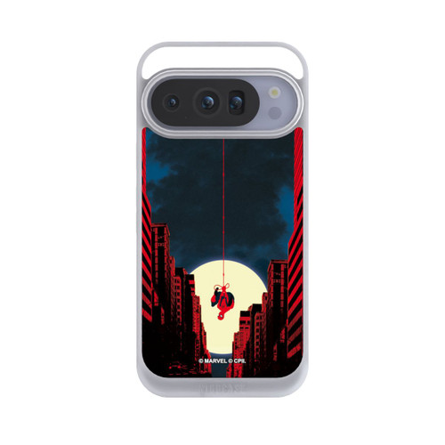 Google Pixel 10 Pro NIVOpure Spider-Man Marvel between Skyscrapers
