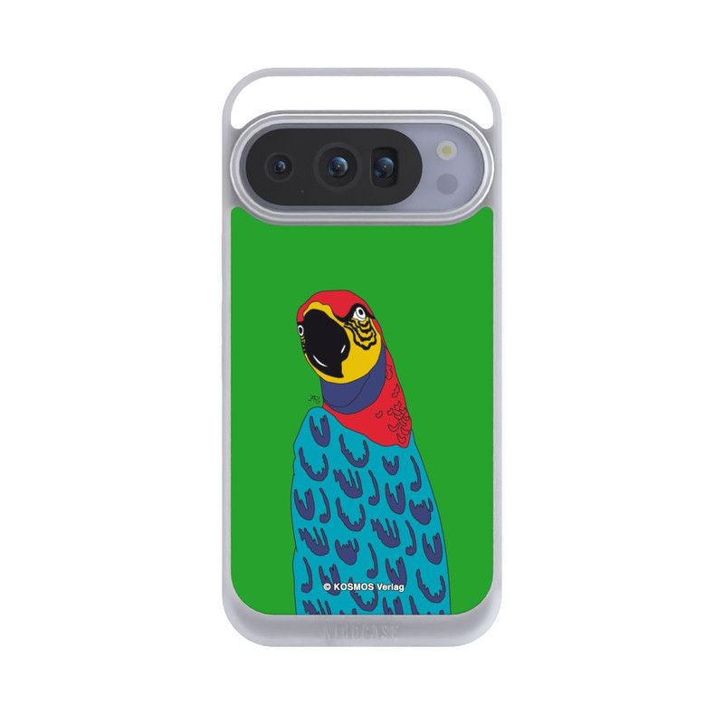 Pixel 10 Pro NIVOpure Drei Fragezeichen und der Super-Papagei