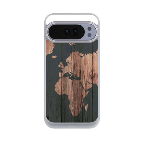 Google Pixel 10 Pro XL NIVOpure Wooden World Map