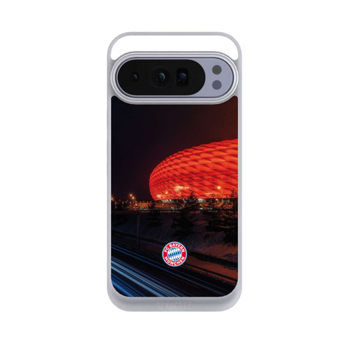 Google Pixel 10 Pro XL NIVOpure Allianz Arena bei Nacht FCB