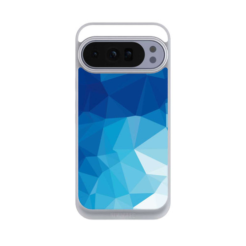 Google Pixel 10 Pro XL NIVOpure Mosaïque Polygonale Bleue
