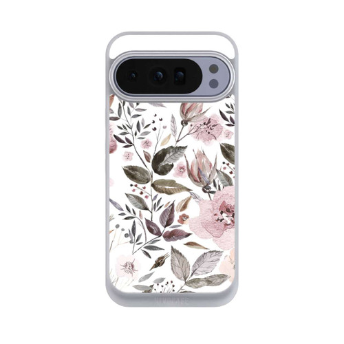 Google Pixel 10 Pro XL NIVOpure Aquarelle Fleurs Roses Brunes