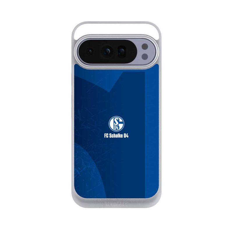 Pixel 10 Pro XL NIVOpure Schalke 04 Blauer Hintergrund Mit Logo
