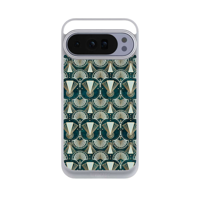 Pixel 10 Pro XL NIVOpure Art Deco Green Pattern