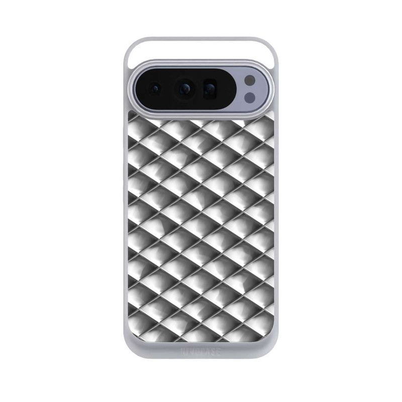 Pixel 10 Pro XL NIVOpure Carrés argentés Glamour