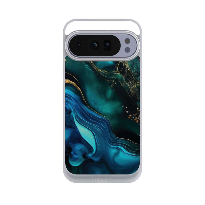 Pixel 10 Pro XL NIVOpure Blaugoldene Tinte mit KI