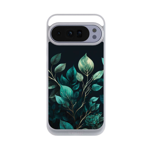 Google Pixel 10 Pro XL NIVOpure Eucalyptus Fond Sombre avec IA