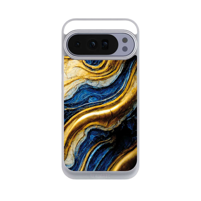Pixel 10 Pro XL NIVOpure Structure Aspect Bleu Royal Et Or