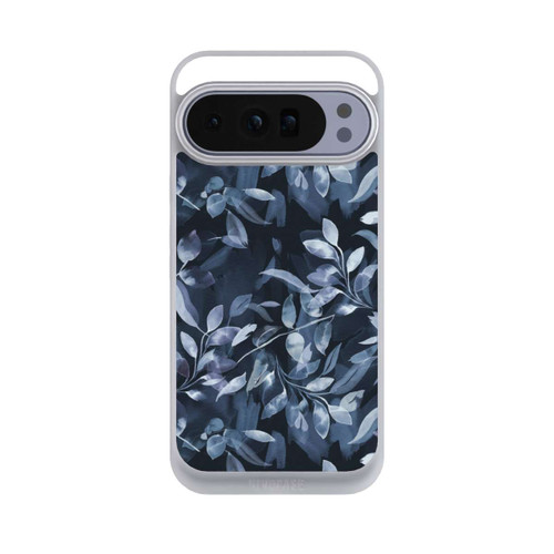 Google Pixel 10 Pro XL NIVOpure Mystische Aquarellblätter marineblau