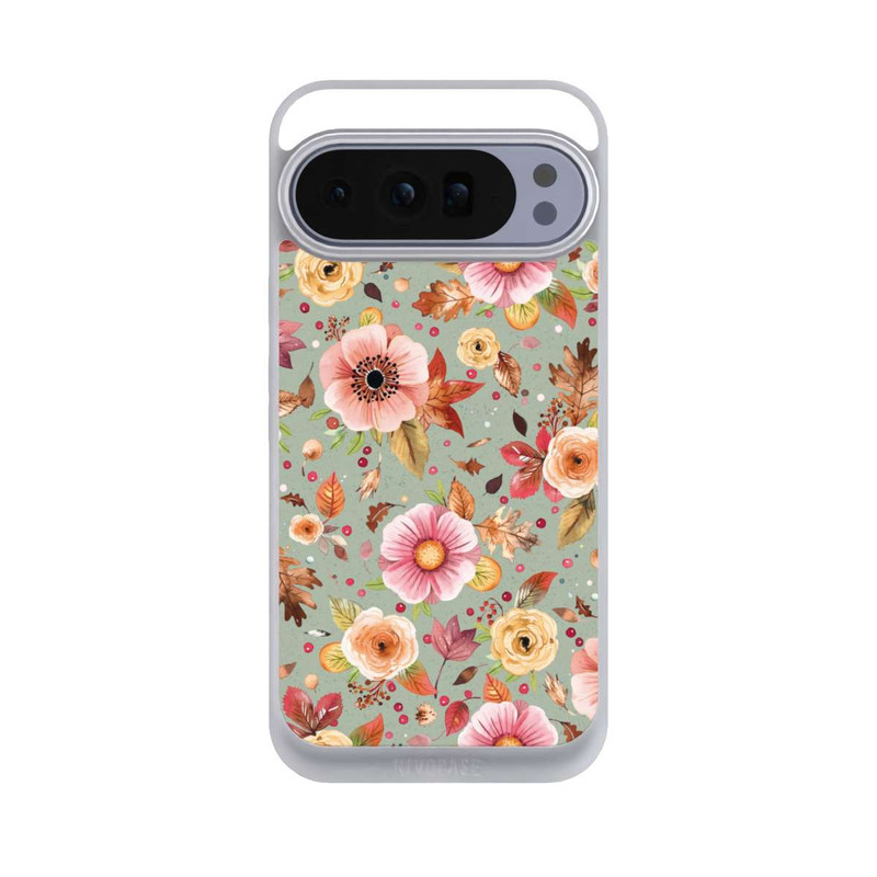 Pixel 10 Pro XL NIVOpure Autumn Flowers Soft Green