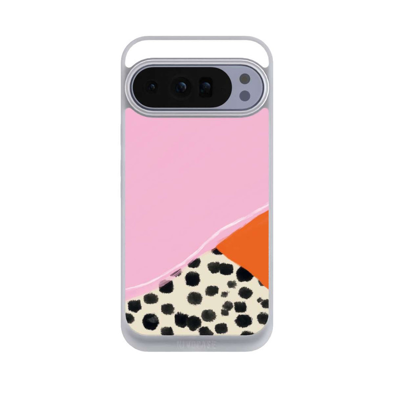Pixel 10 Pro XL NIVOpure Rosa und Orange Gepunkteter Hintergrund