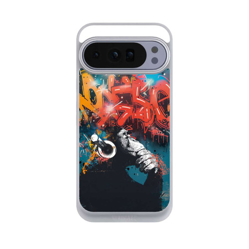 Google Pixel 10 Pro XL NIVOpure Affe Stereo Kopfhörer Graffiti Street Art