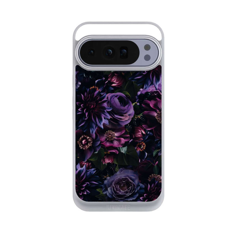 Pixel 10 Pro XL NIVOpure Dark Purple Flowers