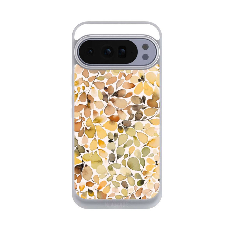 Pixel 10 Pro XL NIVOpure Eukalyptus Aquarellblätter Braun Herbst
