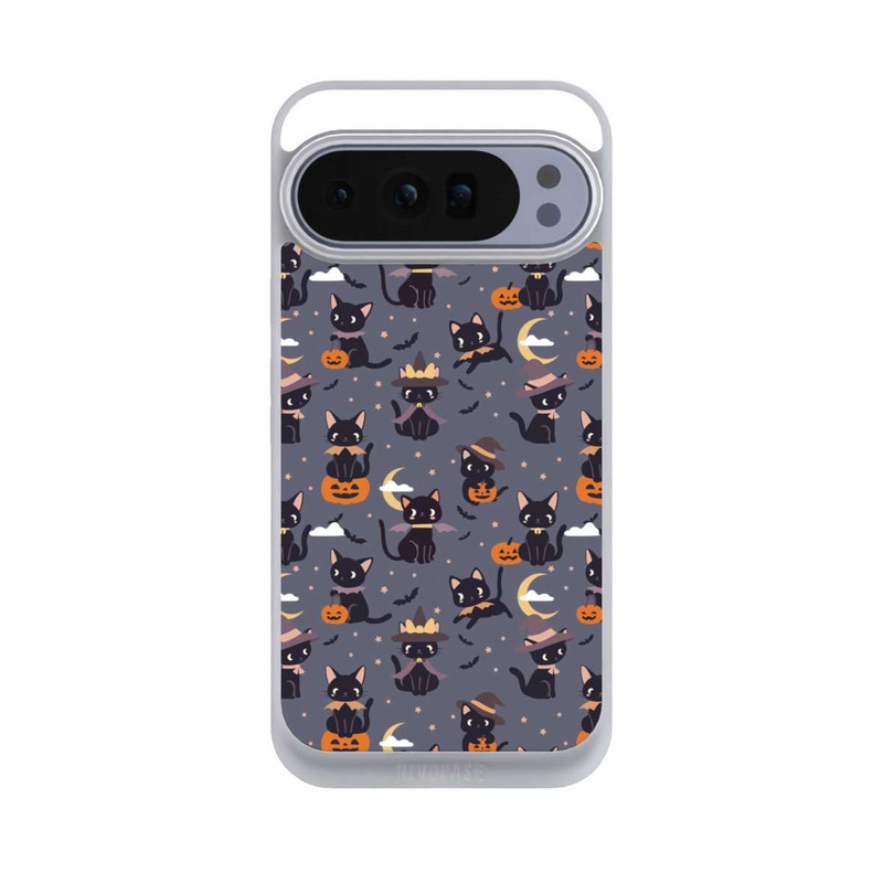 Pixel 10 Pro XL NIVOpure Cute Halloween Witch Cats and Pumpkins
