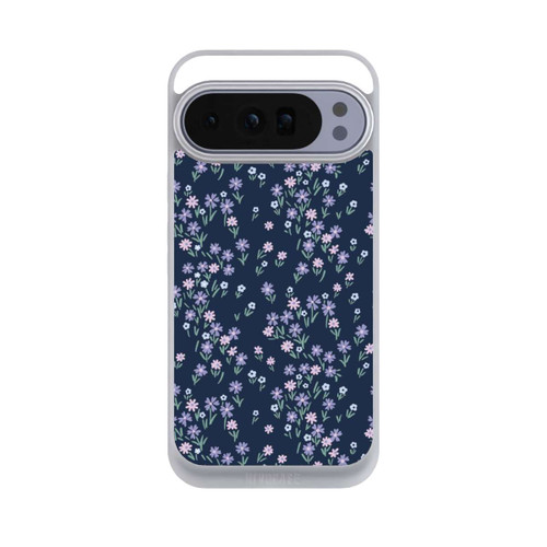 Google Pixel 10 Pro XL NIVOpure Dark Blue Floral Theme