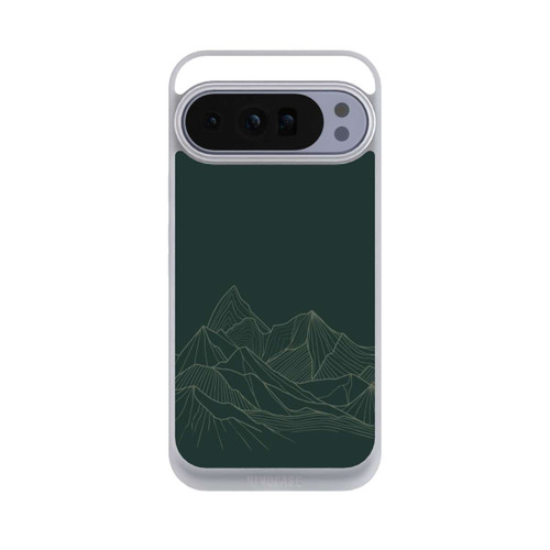 Google Pixel 10 Pro XL NIVOpure Berg Line Art Grün