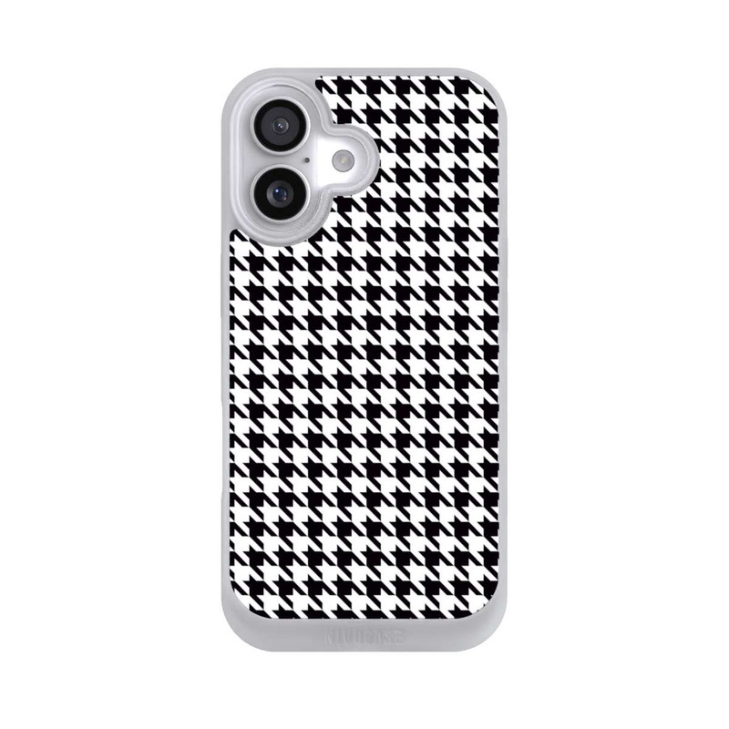 iPhone 17 NIVOpure Pied de Poule Noir Blanc