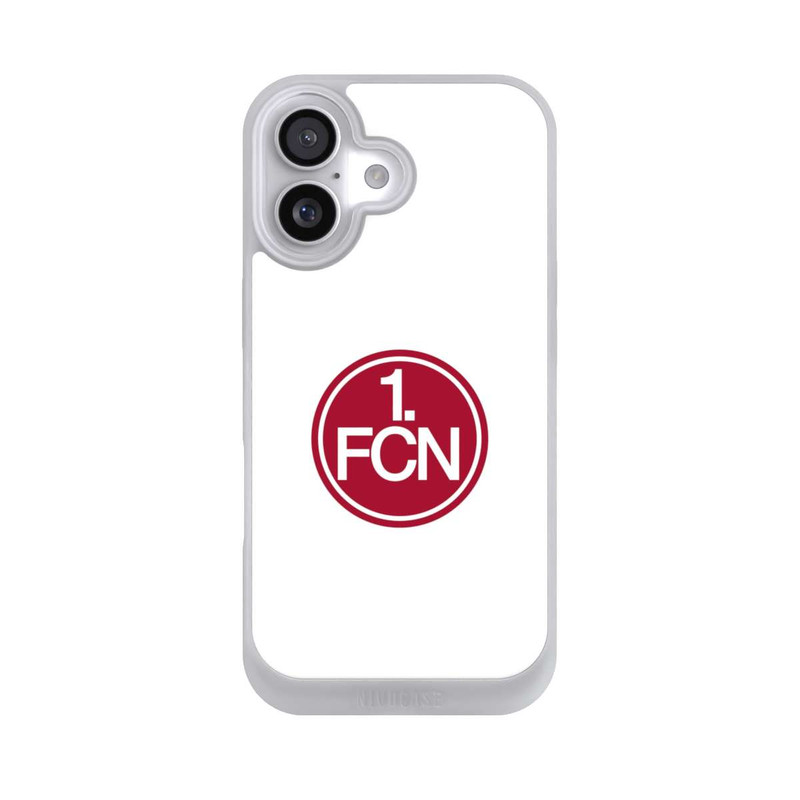 iPhone 17 NIVOpure Weiß mit FCN Logo