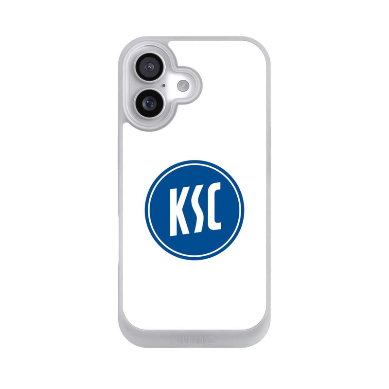 iPhone 17 NIVOpure KSC Logo auf Weiß