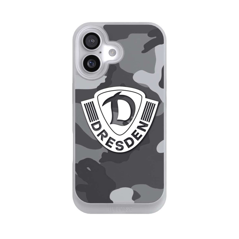 iPhone 17 NIVOpure Dresden Camouflage Grau - Dynamo Dresden