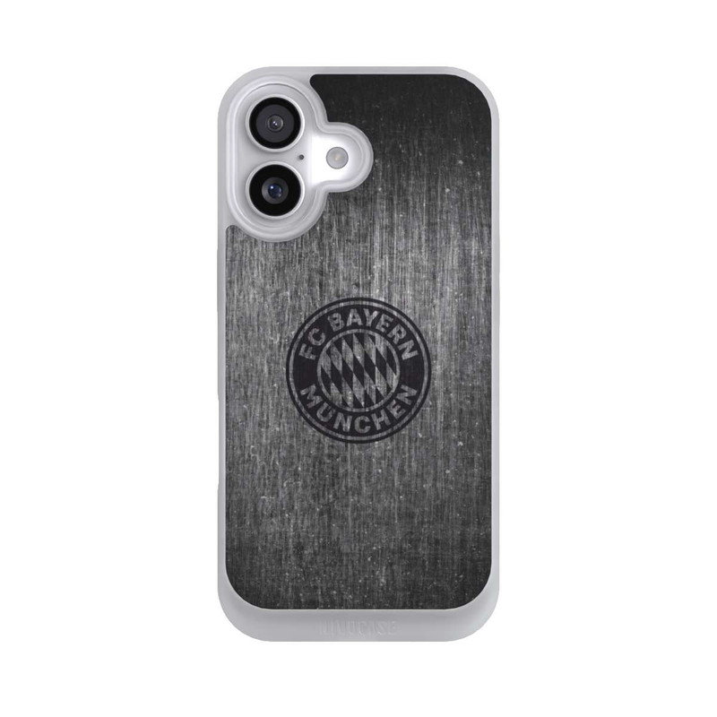 iPhone 17 NIVOpure Metalllook FCB Logo einfarbig