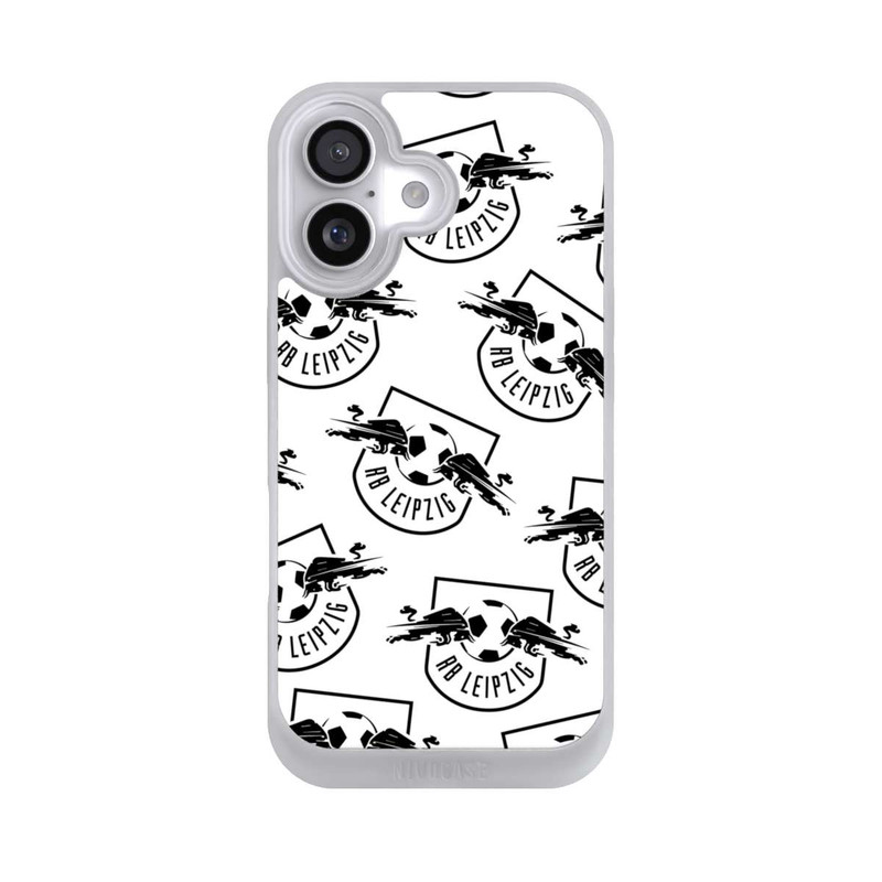 iPhone 17 NIVOpure Logos RB Leipzig Schwarz auf Weiß
