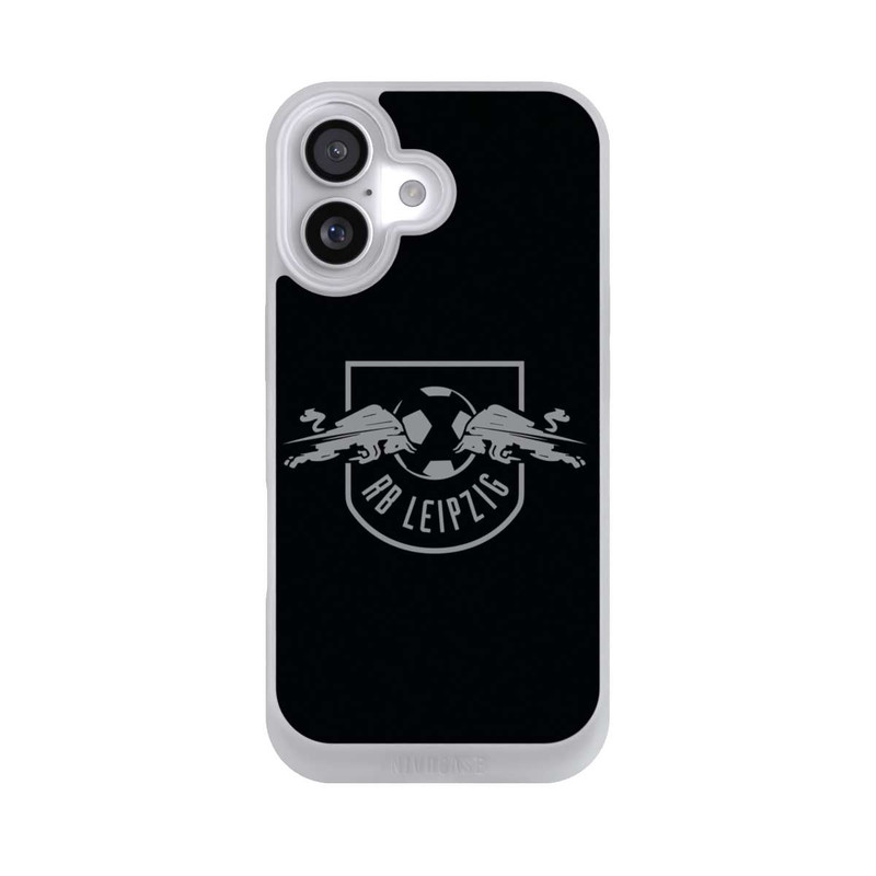 iPhone 17 NIVOpure Grey RB Leipzig logo black background
