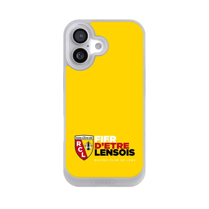 iPhone 17 NIVOpure Fond Logo RCL Jaune