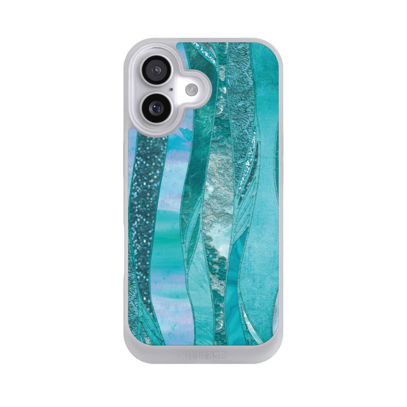 iPhone 17 NIVOpure Blue Glamour Glitter Look