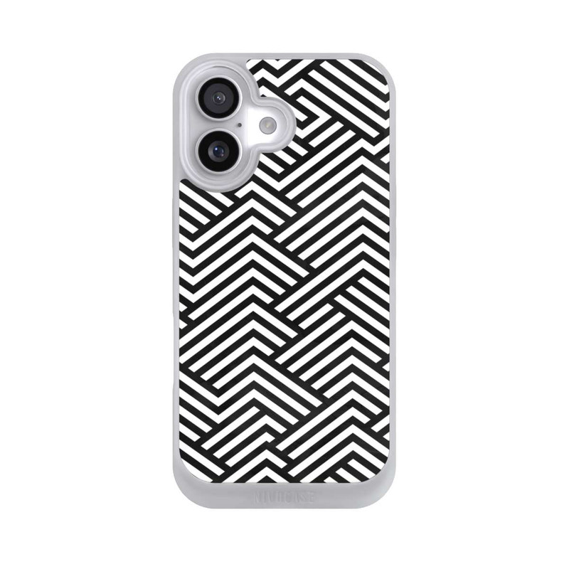 iPhone 17 NIVOpure Black and White ZigZag