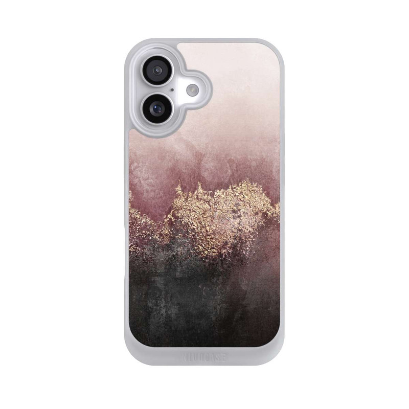 iPhone 17 NIVOpure Rosa Himmelsstaub Golddruck